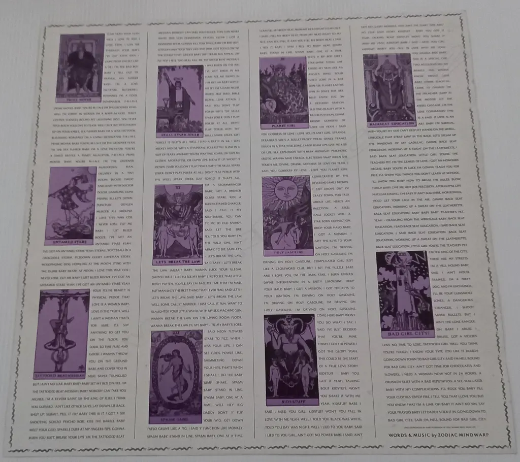 Zodiac Mindwarp And The Love Reaction, Tattooed Beat Messiah Image 1++